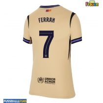 Barcelona Ferran Torres #7 Auswärtstrikot Frauen 2025-26 Kurzarm